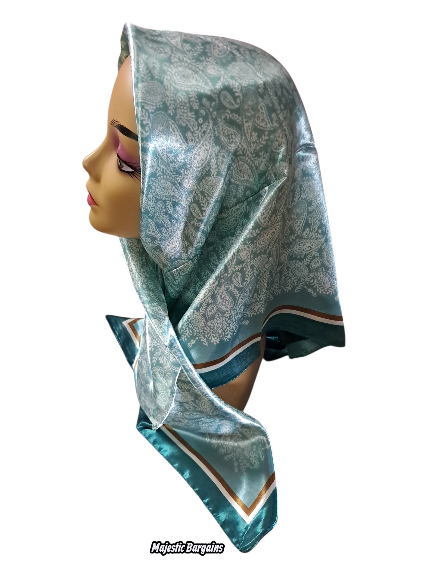 PRINTED SILK SQUARE 90X90cm