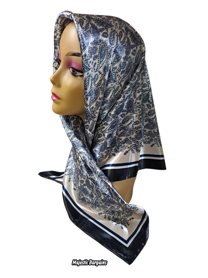 PRINTED SILK SQUARE 90X90cm