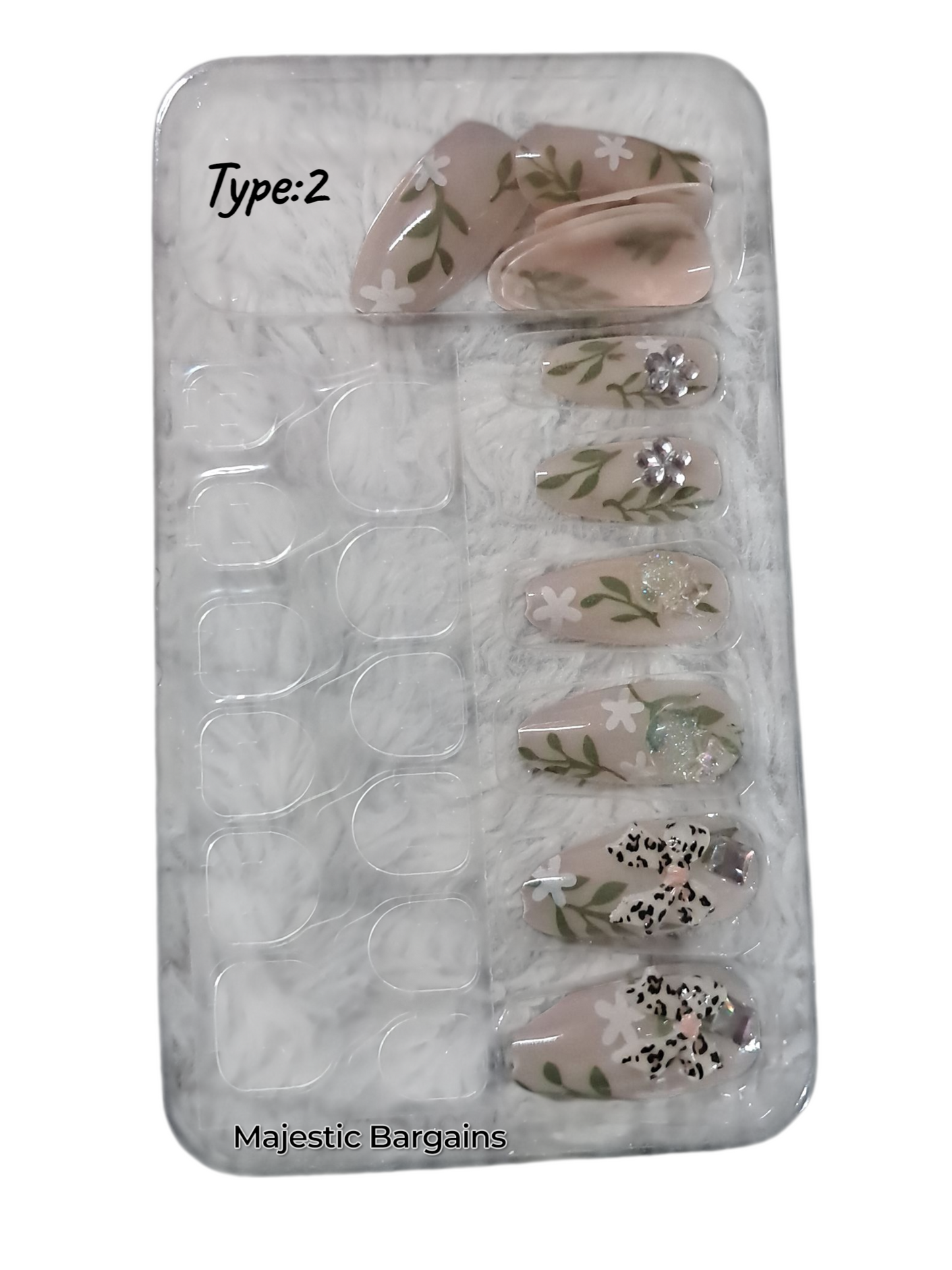 12pc PRESS ON NAILS