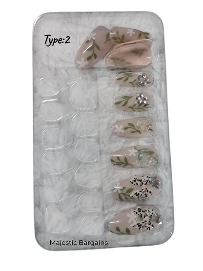 12pc PRESS ON NAILS