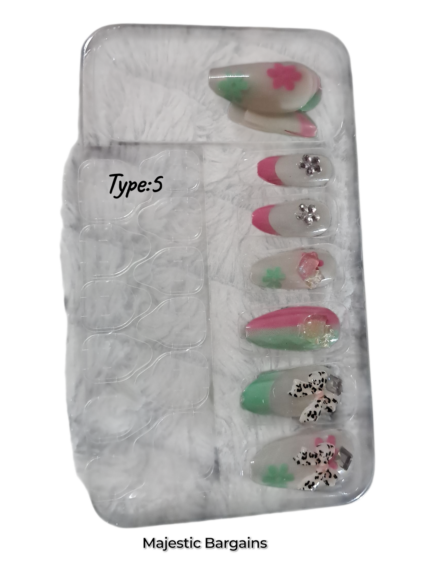 12pc PRESS ON NAILS
