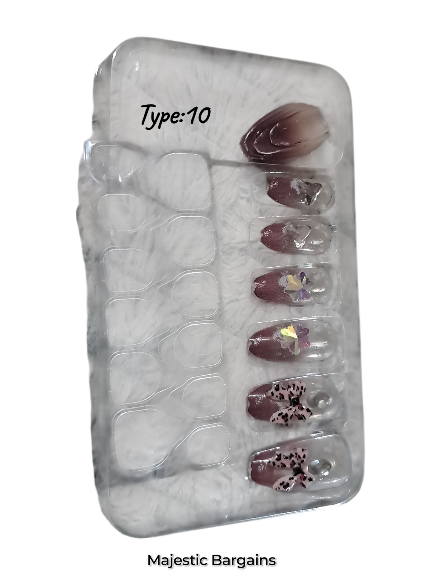 12pc PRESS ON NAILS
