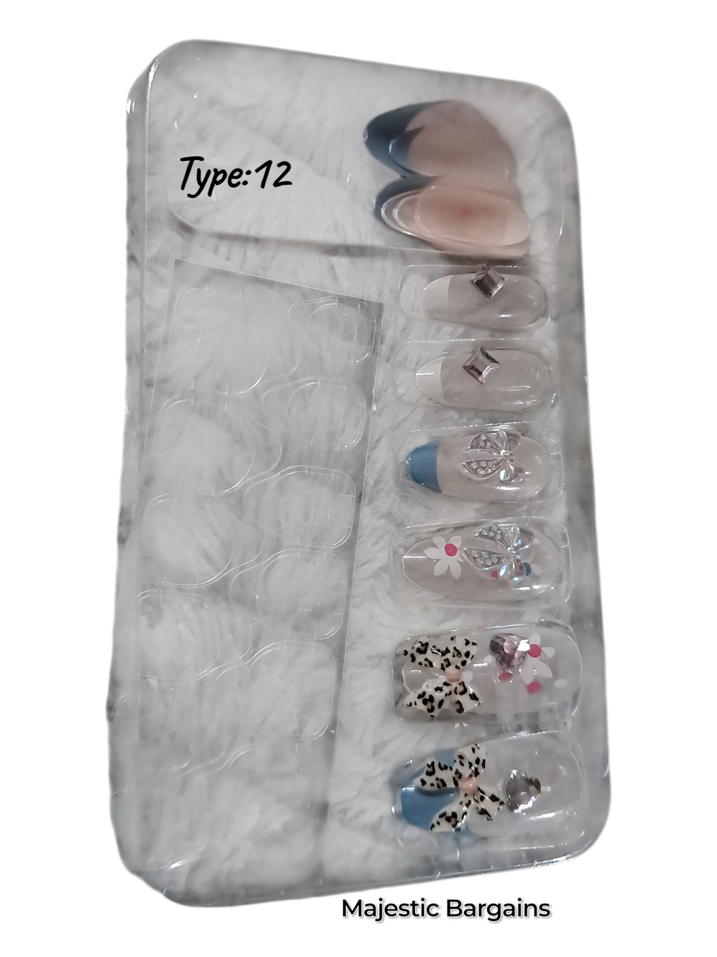 12pc PRESS ON NAILS