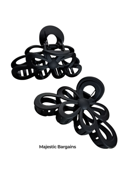 FLOWER HAIR CLAW GRIP