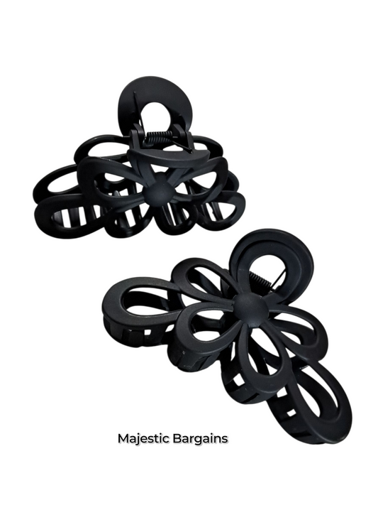 FLOWER HAIR CLAW GRIP
