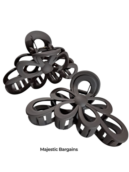 FLOWER HAIR CLAW GRIP