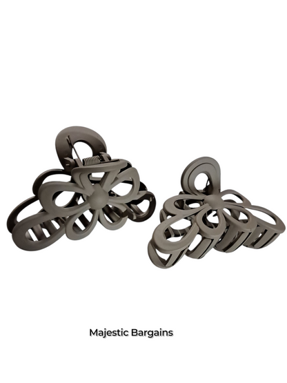 FLOWER HAIR CLAW GRIP