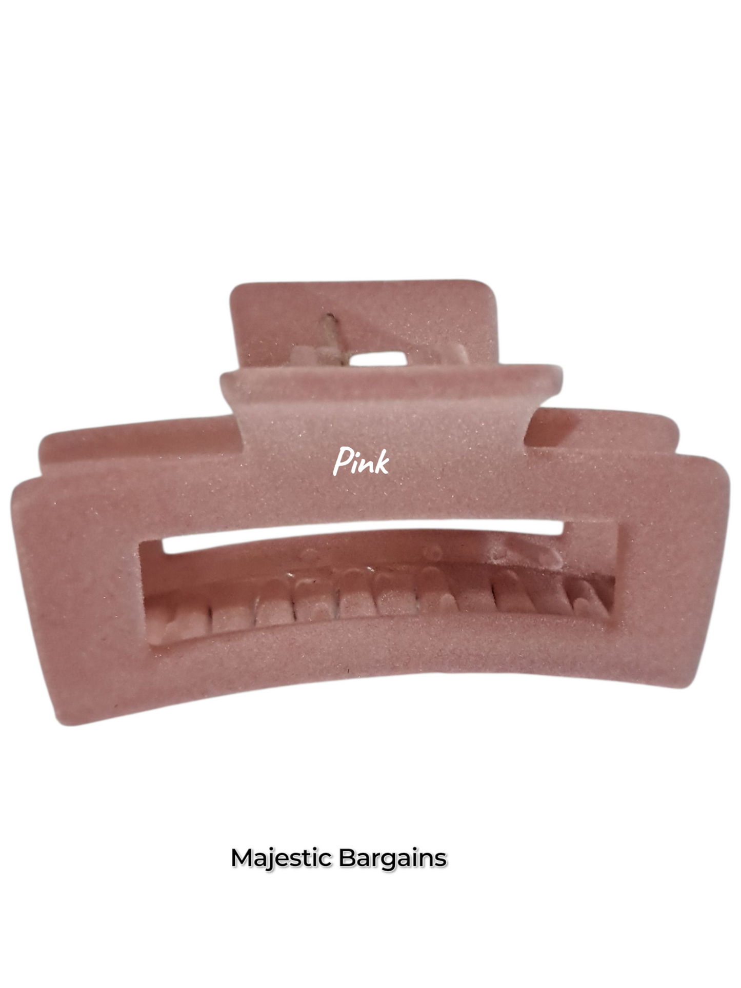 SUEDE HAIR CLAW GRIP