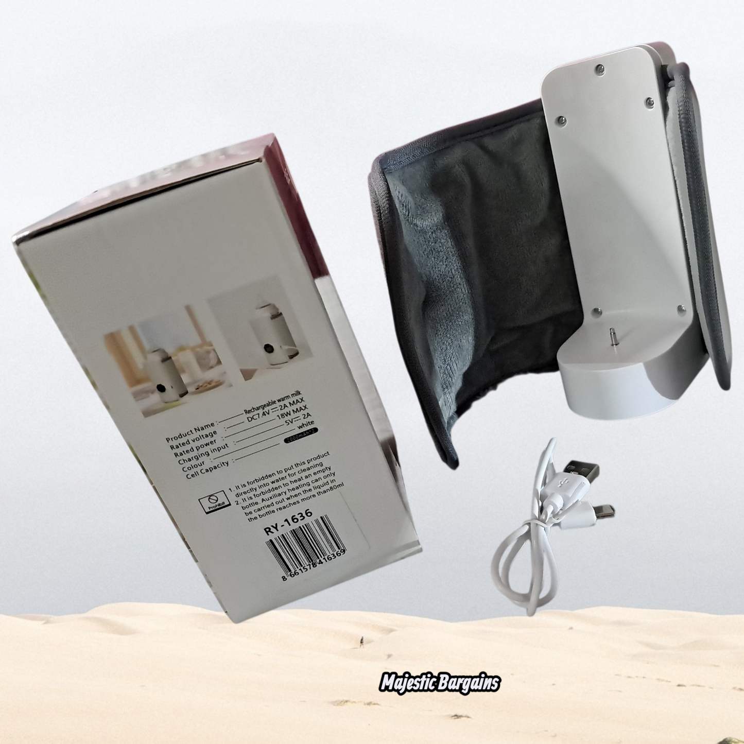 RECHARGEABLE MILK WARMER