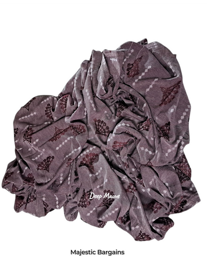 PRINTED STRETCHY SCARF