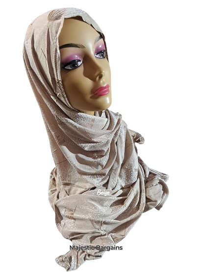 PRINTED STRETCHY SCARF