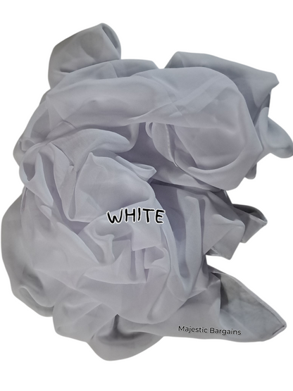 PLAIN CHIFFON SCARF