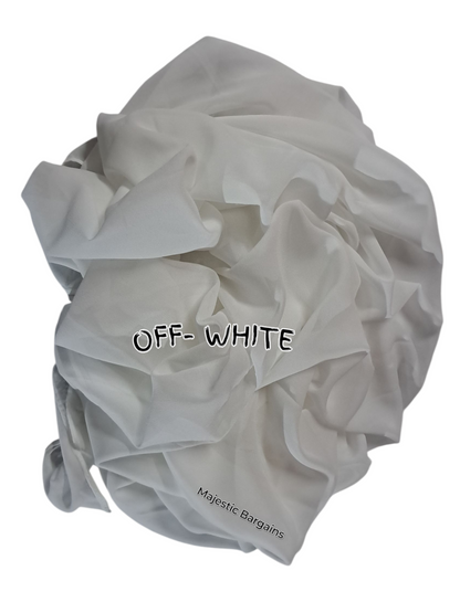PLAIN CHIFFON SCARF