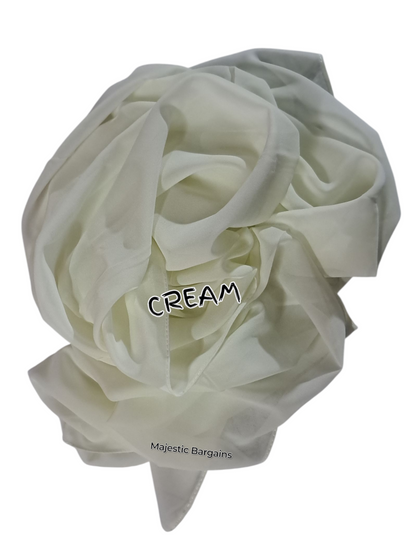 PLAIN CHIFFON SCARF