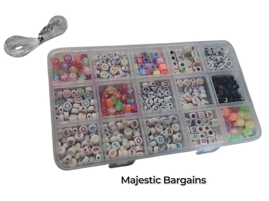 BRACELET BEAD SET (LETTERS)