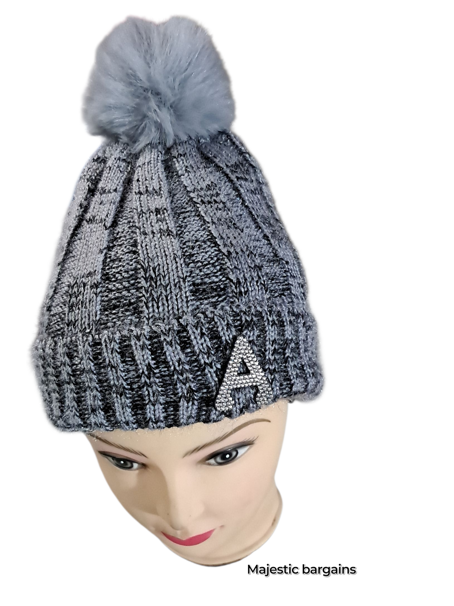 WOOLEN CAP WITH FUR INSIDE