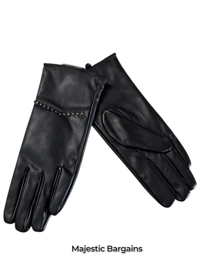LEATHER GLOVES WITH FUR