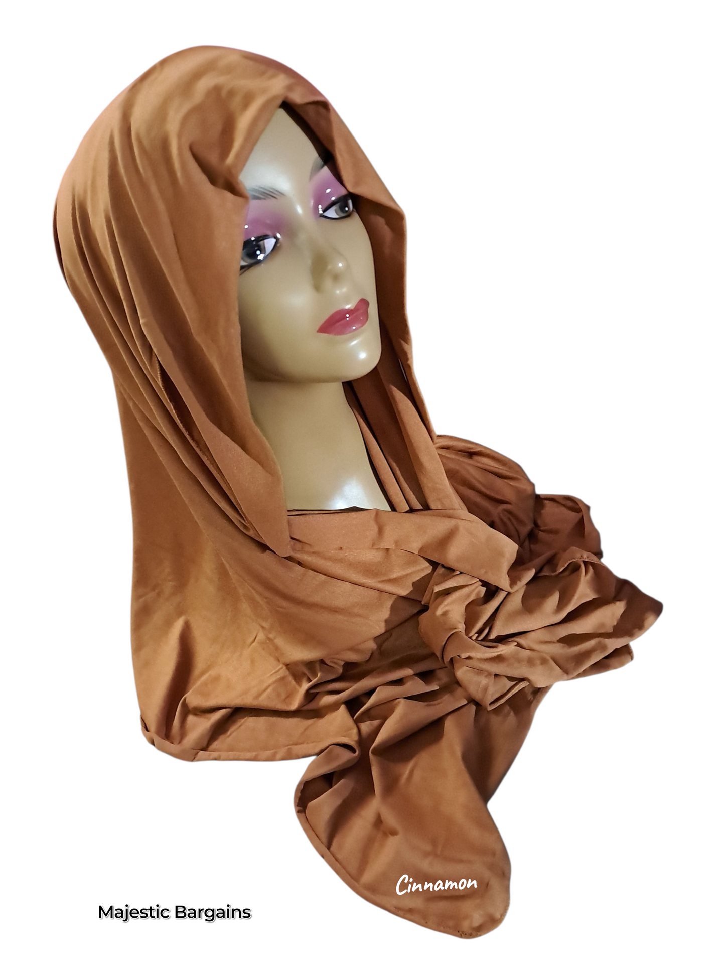 PIN-FREE TIEBACK SCARF