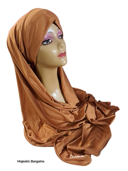 PIN-FREE TIEBACK SCARF