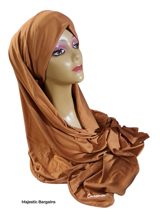 PIN-FREE TIEBACK SCARF