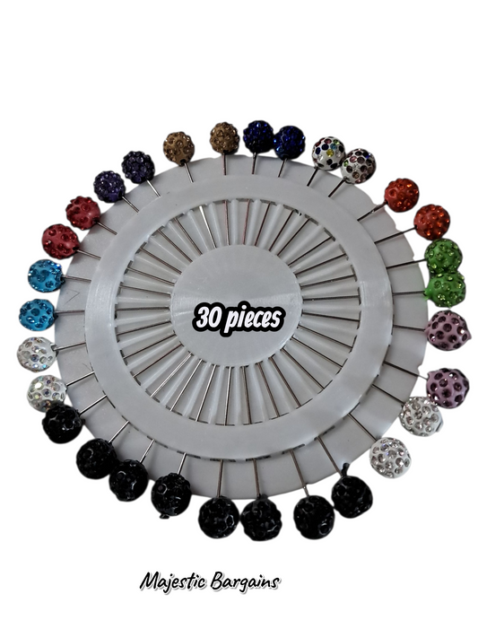 CRYSTAL BALL PINS (30s)
