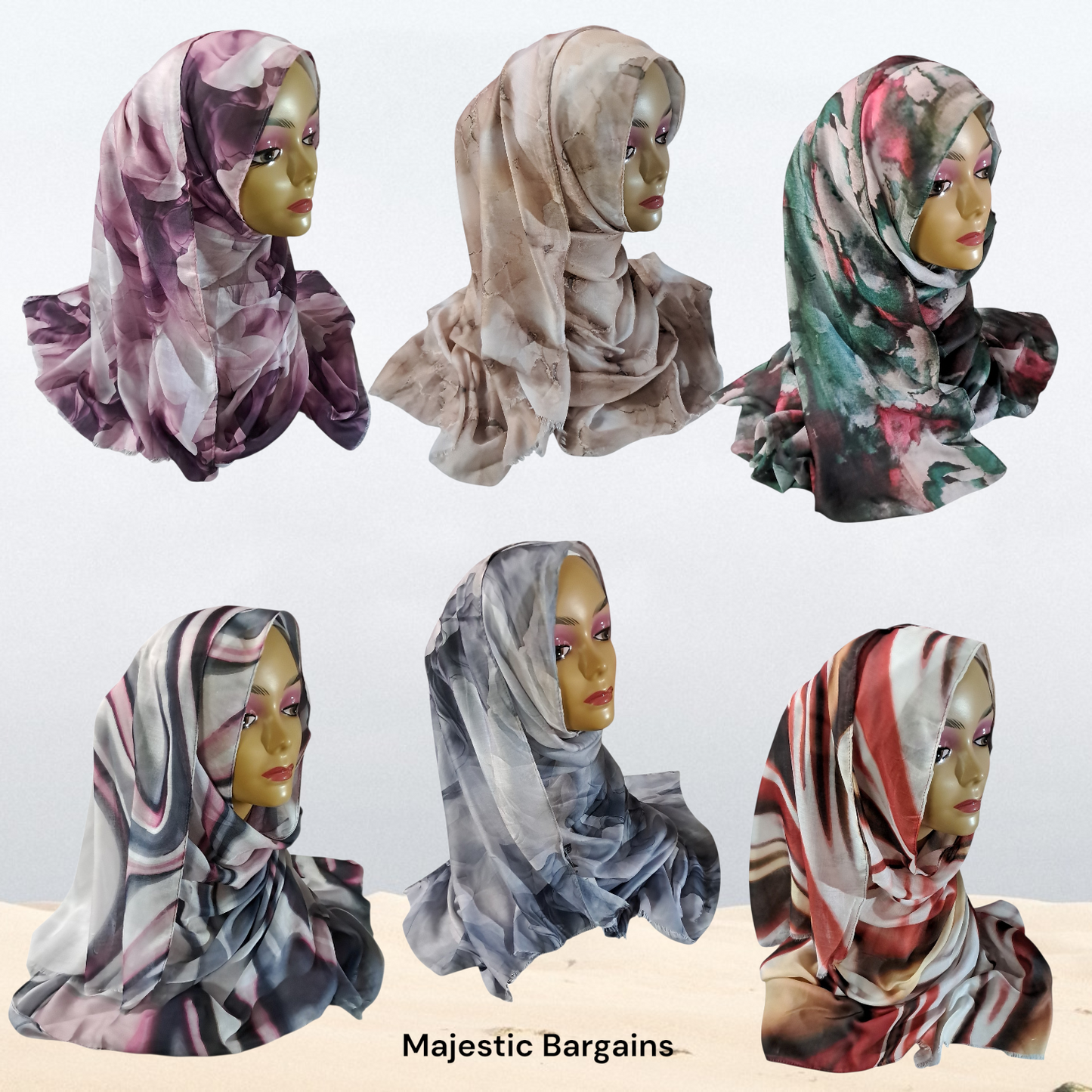 PRINTED MODAL HIJAB (Viscose Fabric)