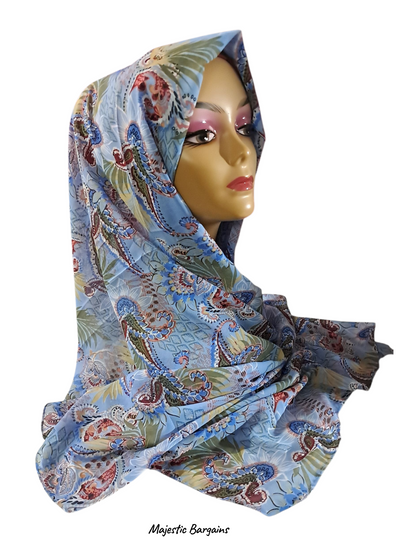 PRINTED CHIFFON SCARF
