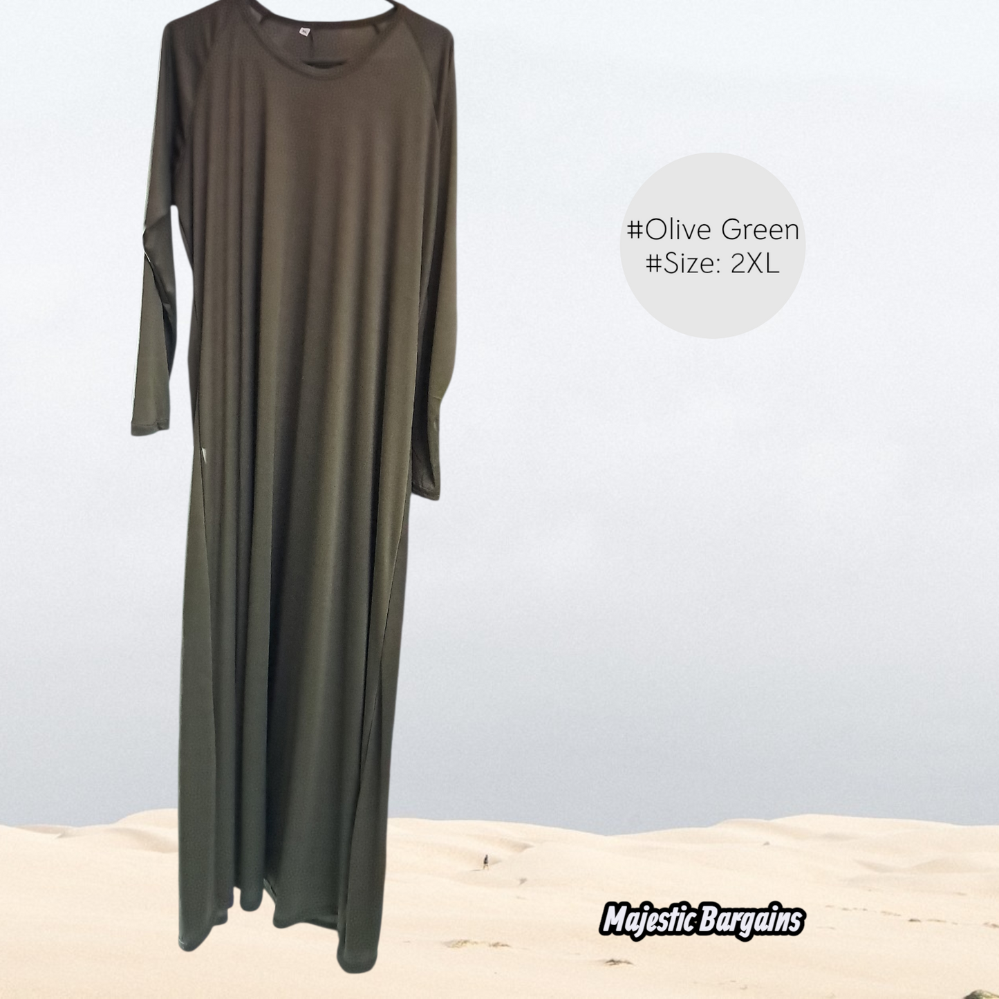 TRILOBAL A-LINE ABAYAH DRESS