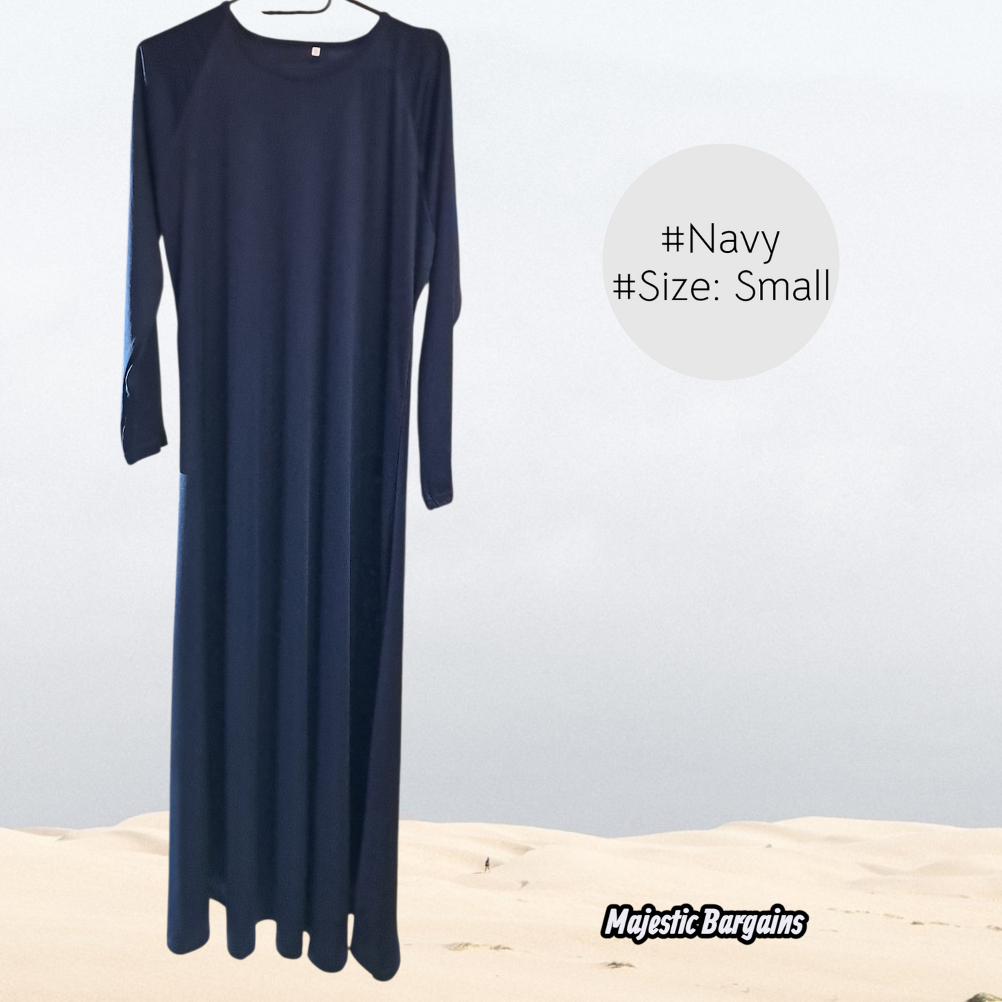 TRILOBAL A-LINE ABAYAH DRESS