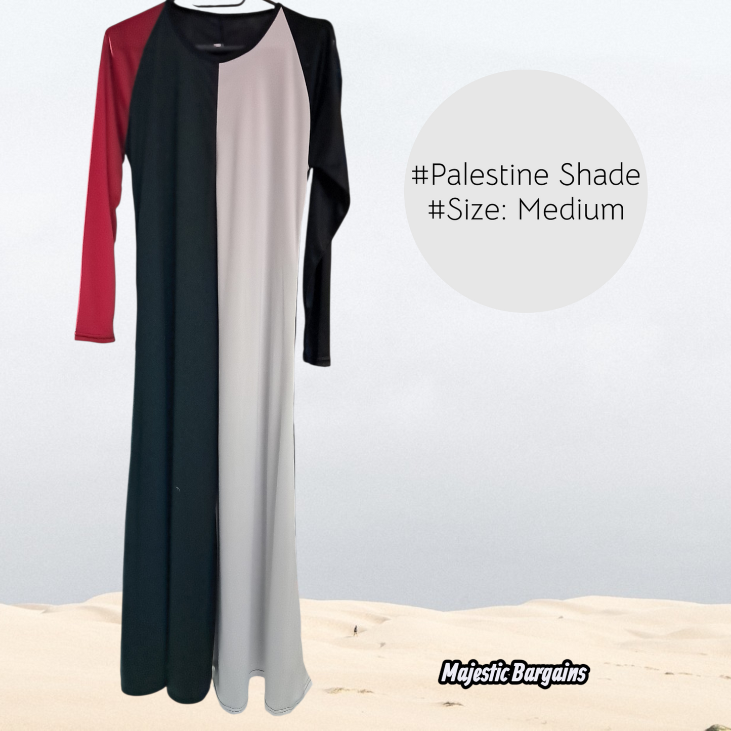 TRILOBAL A-LINE ABAYAH DRESS