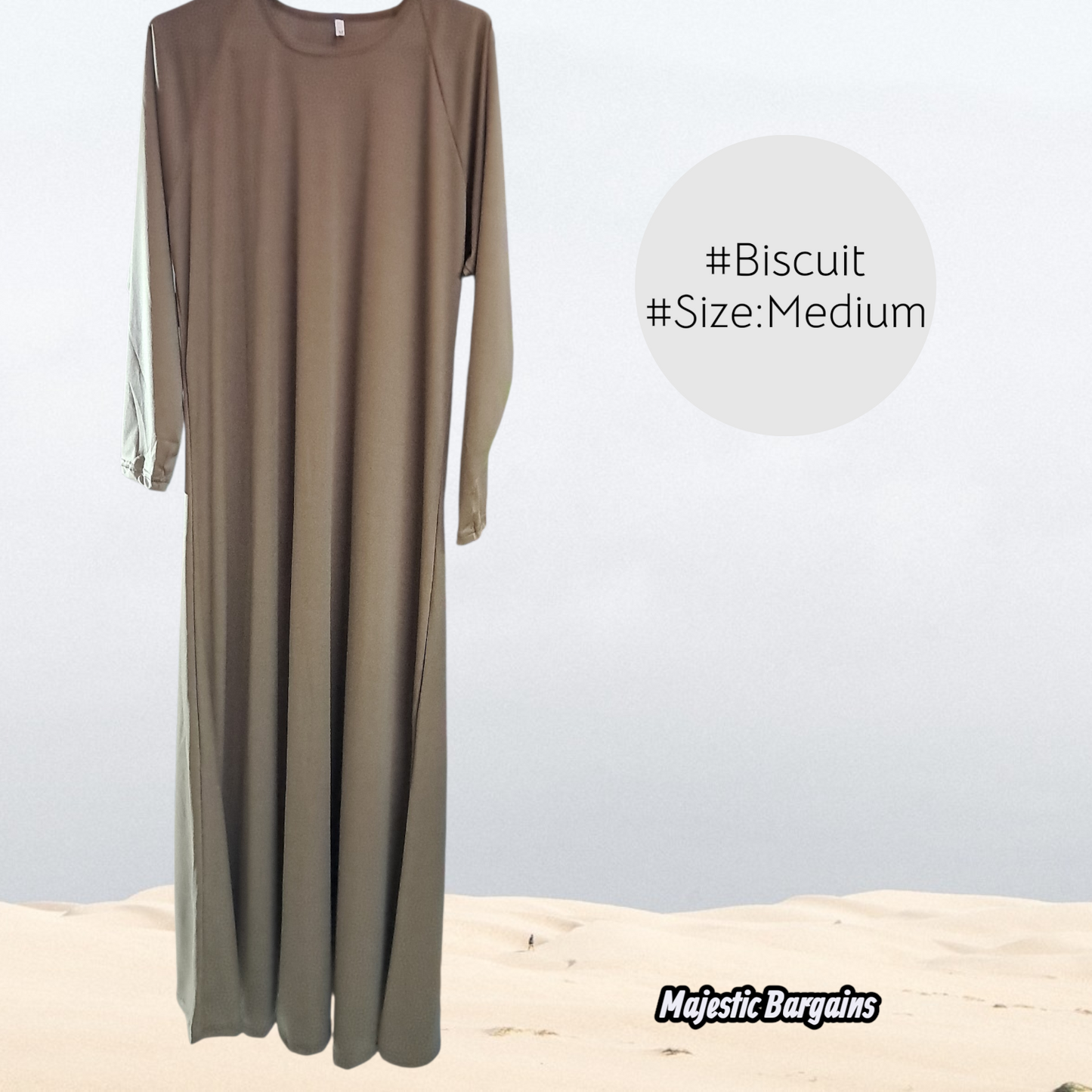 TRILOBAL A-LINE ABAYAH DRESS