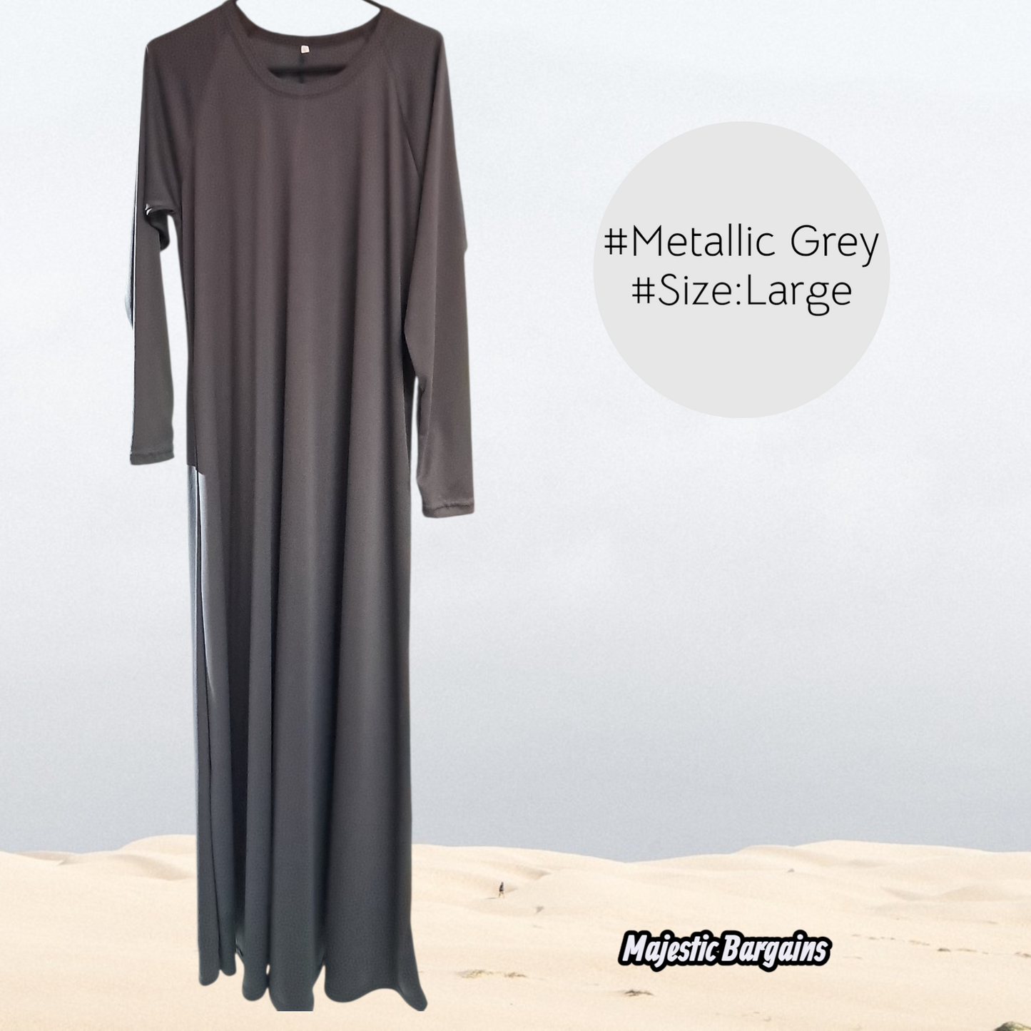 TRILOBAL A-LINE ABAYAH DRESS