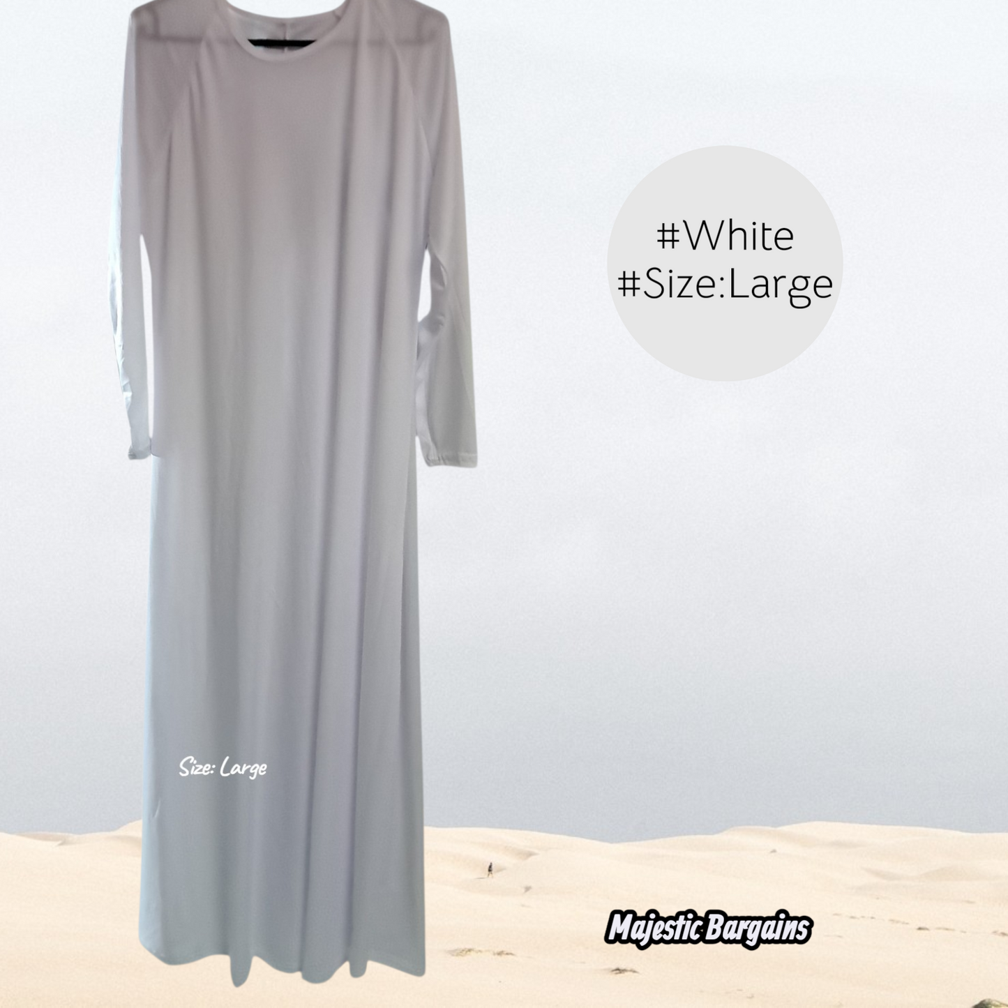 TRILOBAL A-LINE ABAYAH DRESS