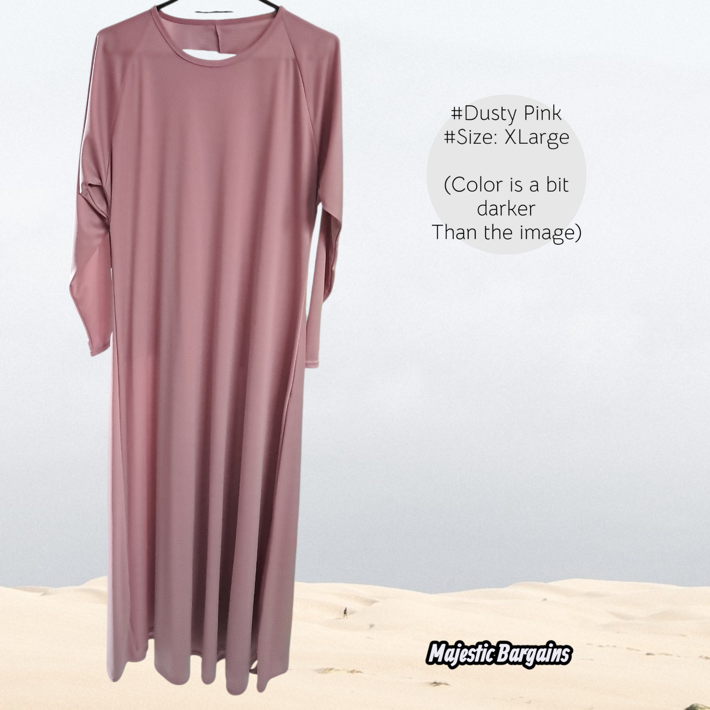 TRILOBAL A-LINE ABAYAH DRESS