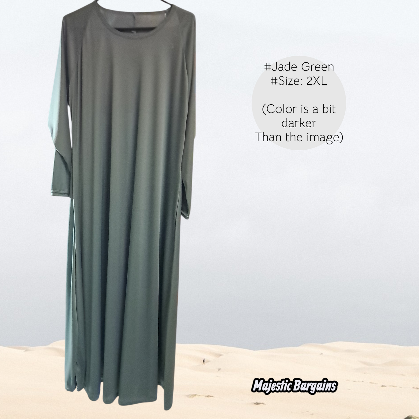 TRILOBAL A-LINE ABAYAH DRESS