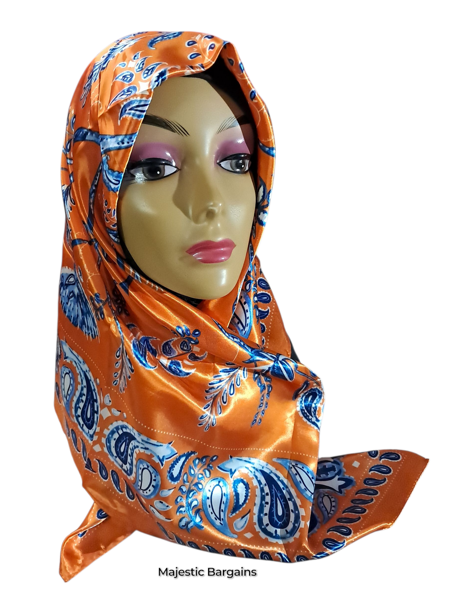 PRINTED SILK SQUARE 90X90cm