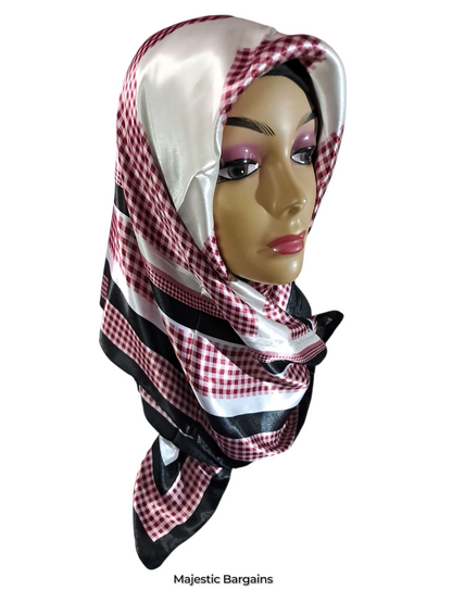 PRINTED SILK SQUARE 90X90cm