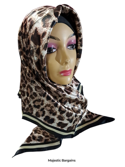 PRINTED SILK SQUARE 90X90cm