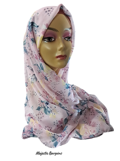 PRINTED CHIFFON SCARF