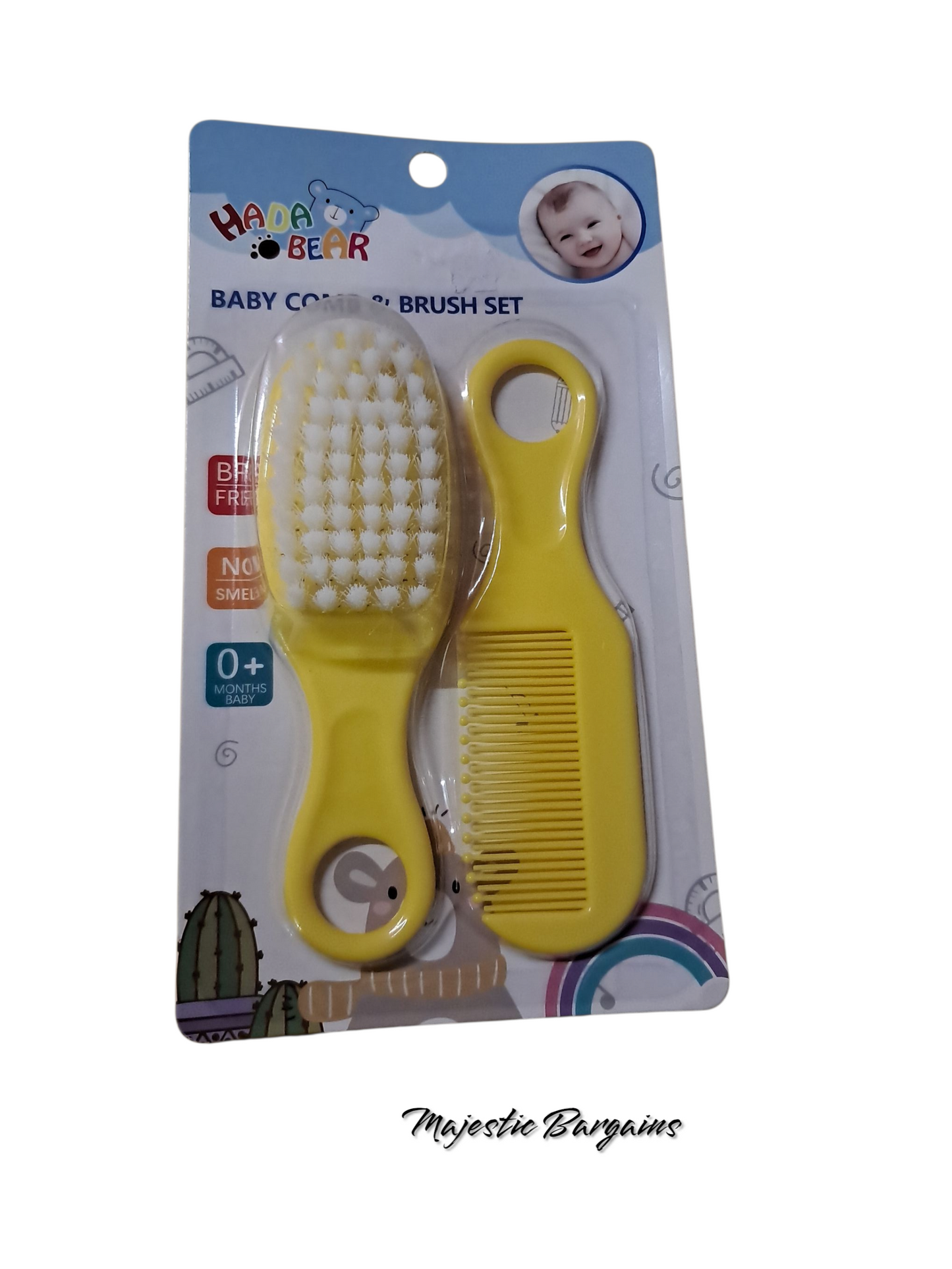 BABY COMB & BRUSH SET
