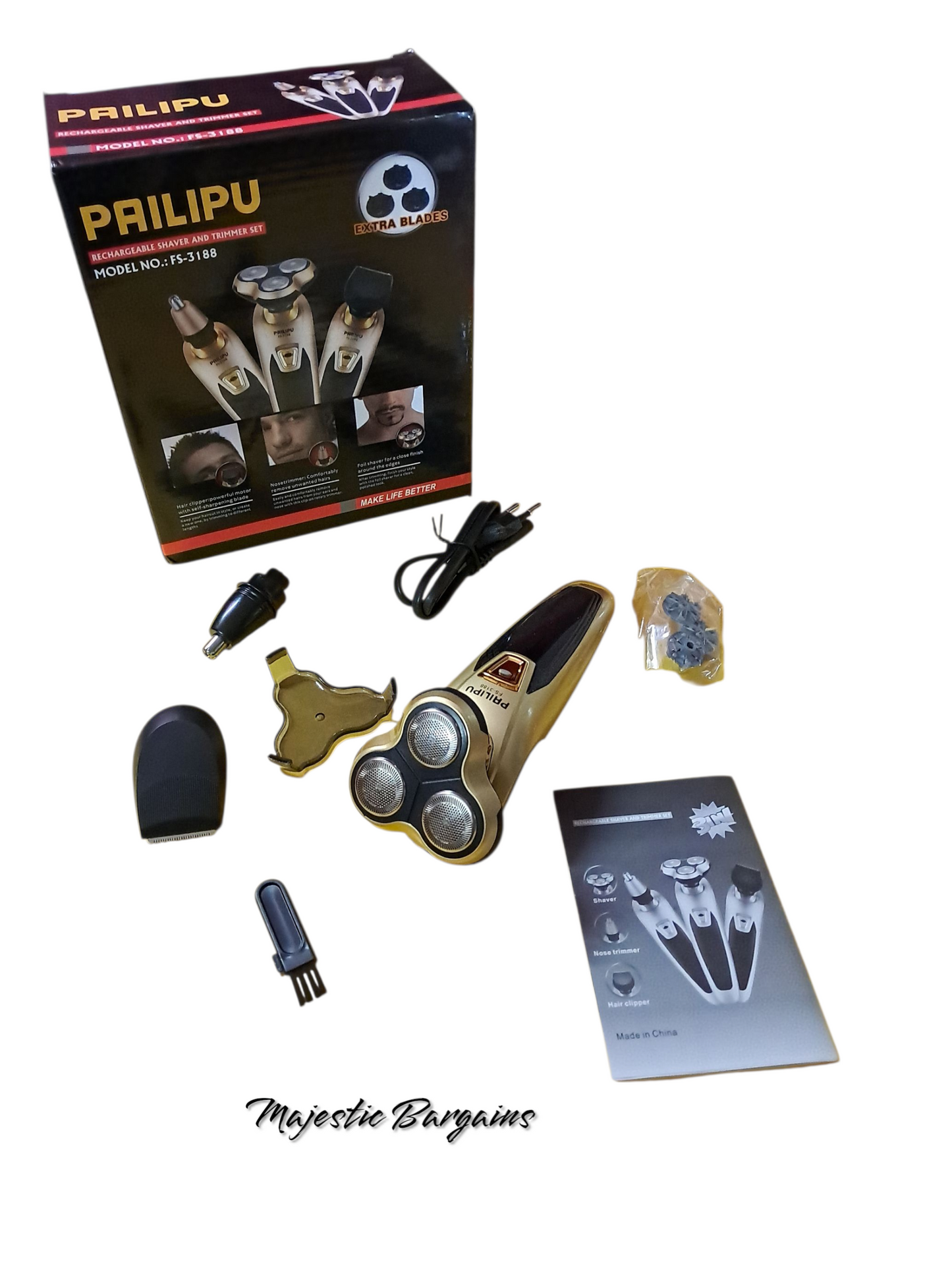 PAILIPU HAIR SHAVER & TRIMMER SET