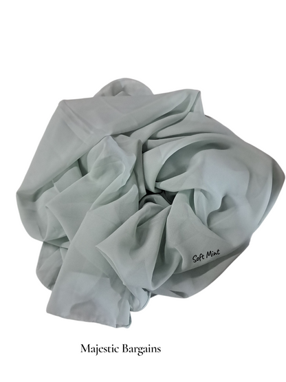 PLAIN CHIFFON SCARF