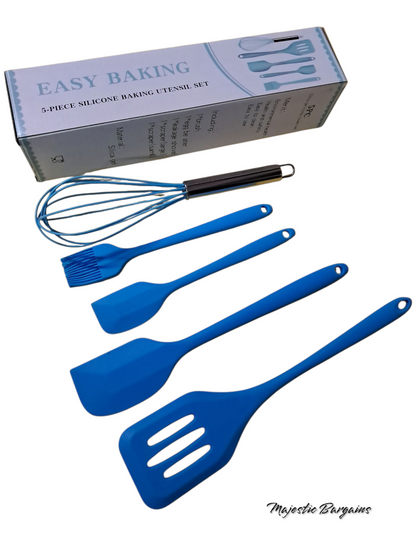 5pc SILICONE UTENSIL SET