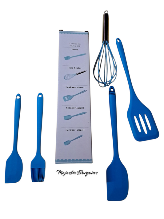 5pc SILICONE UTENSIL SET