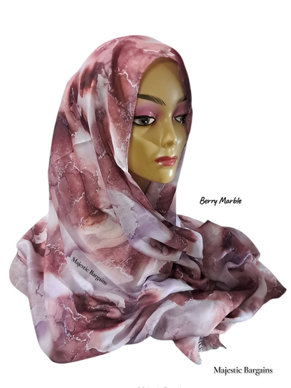 MODAL PRINTED SCARF (VISCOSE)