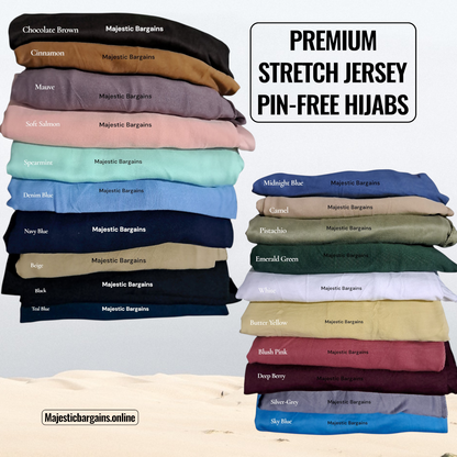 PREMIUM STRETCH JERSEY  PIN-FREE SCARF