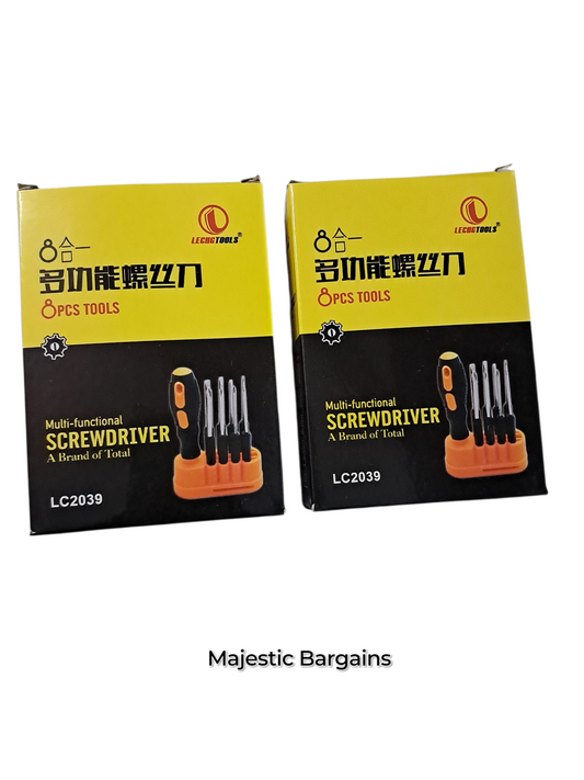 8PC MULTIFUNCTIONAL SCREWDRIVER SET