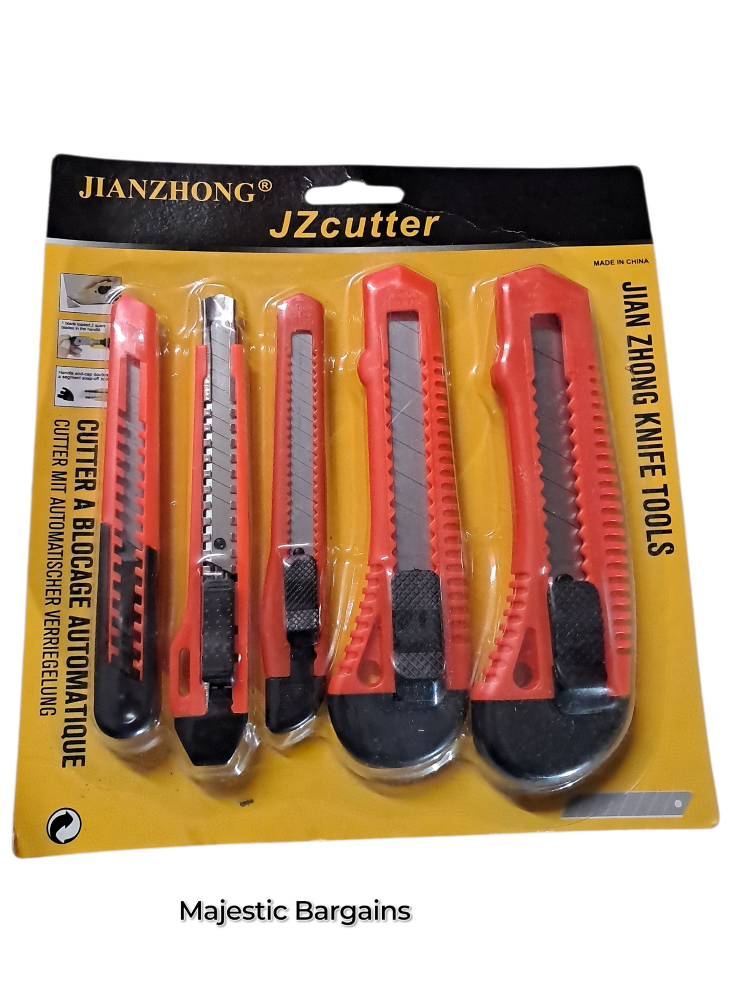 5pc UTILITY CUTTER SET