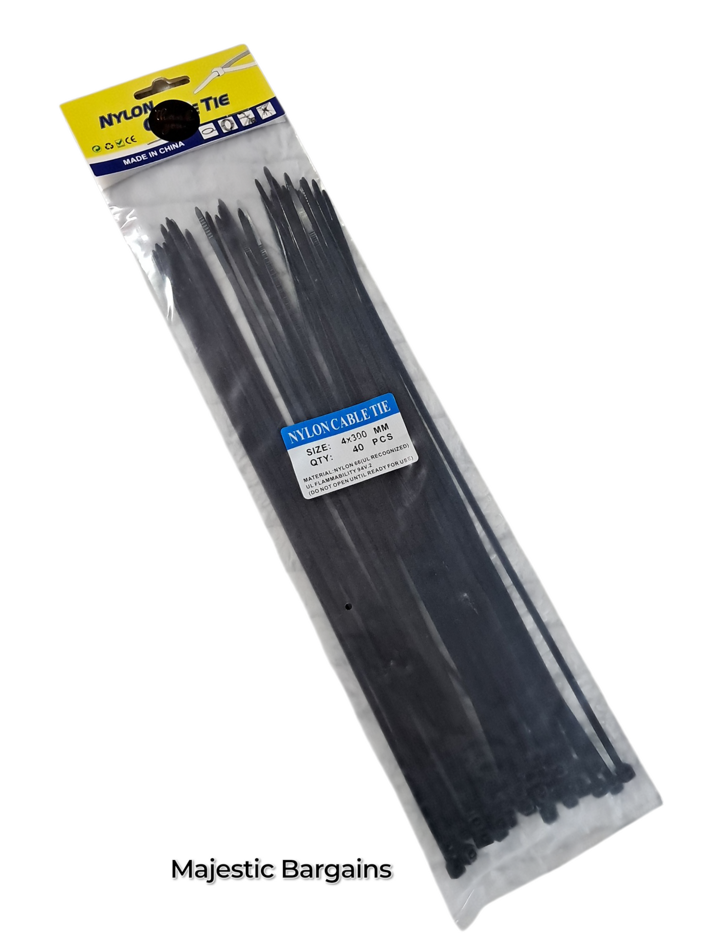 40pc CABLE TIE 300mm