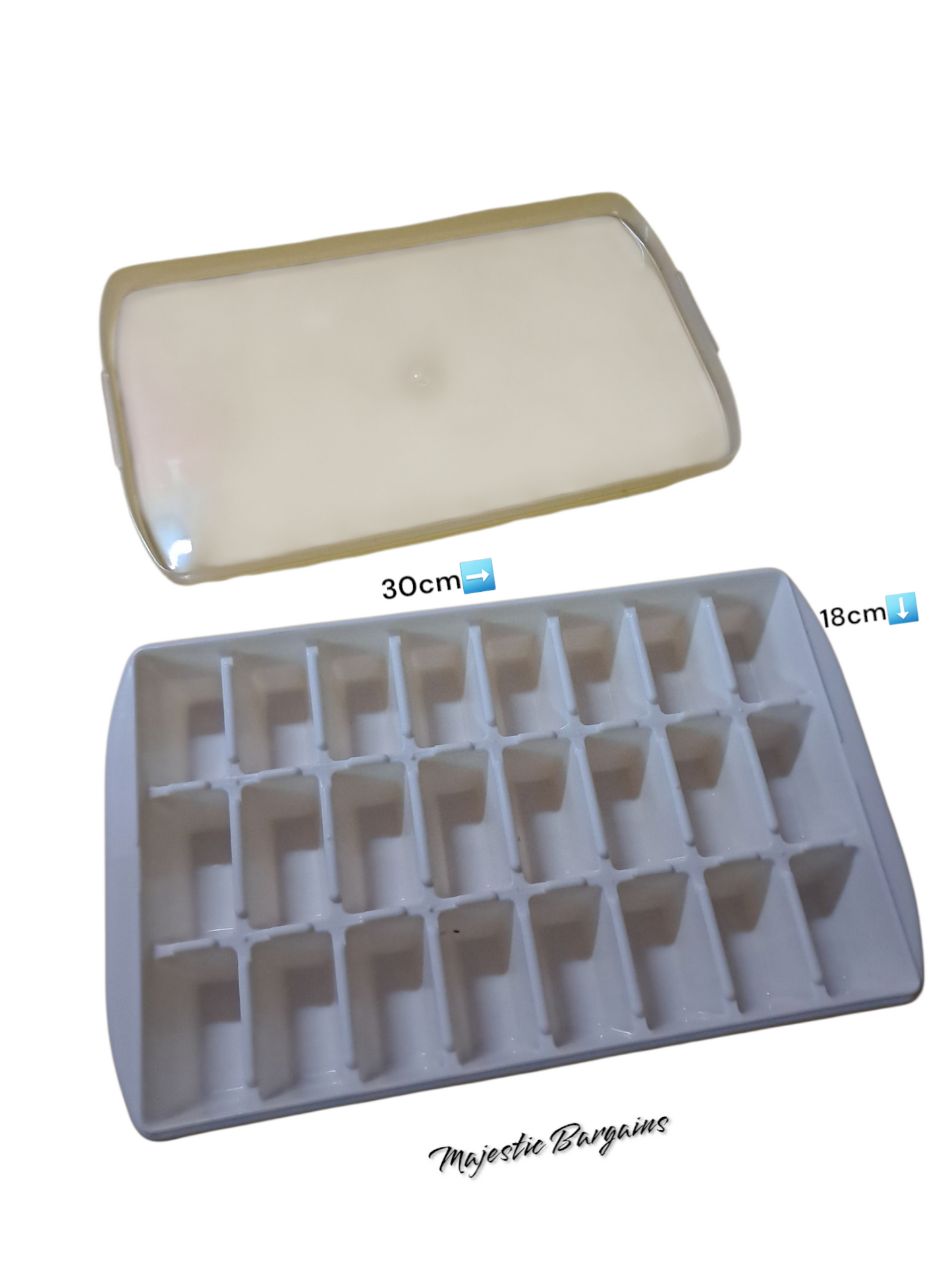 24pc ICE CUBE TRAY WITH LID